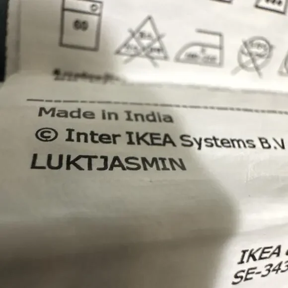 Ikea LUKTJASMIN King Duvet cover and pillow Shams Teal $ 1,600 New - EUC steal - Picture 4 of 10